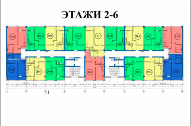 Планировка этажей Жилой комплекс «Сен-Тропе»